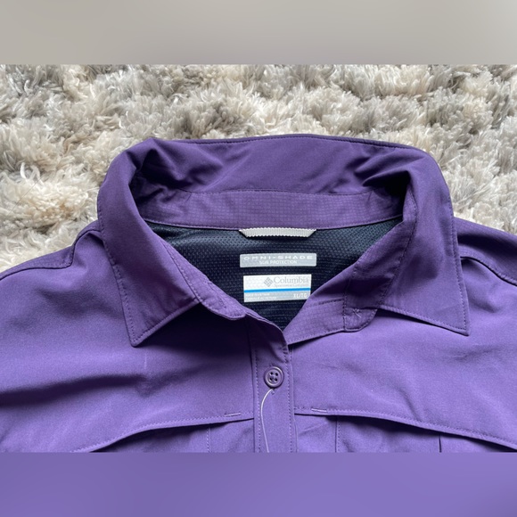 Purple Columbia Sunshade Button-up - Picture 2 of 9